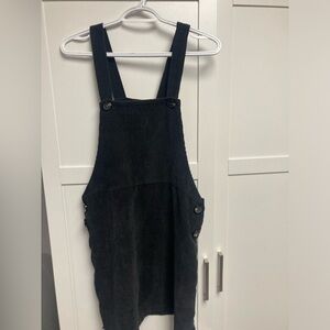 Overall corduroy dress